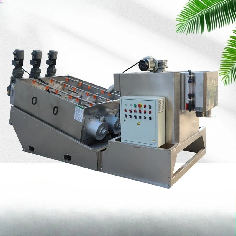 Snail stacking machine breeding sewage slaughter sewage stacking sludge dewatering machine