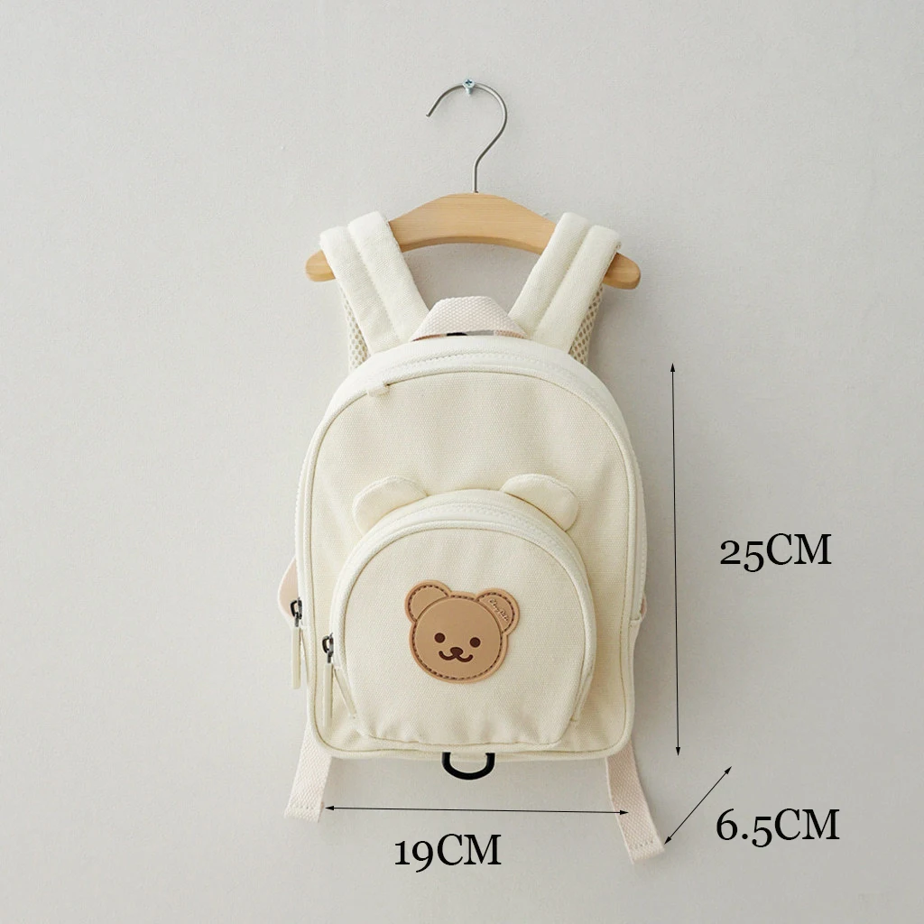 Personalized Embroidery Toddler Backpack Cartoon Animal Bear Bunny Backpack Kawaii Outdoor Snack Storage Backpack Baby Bag