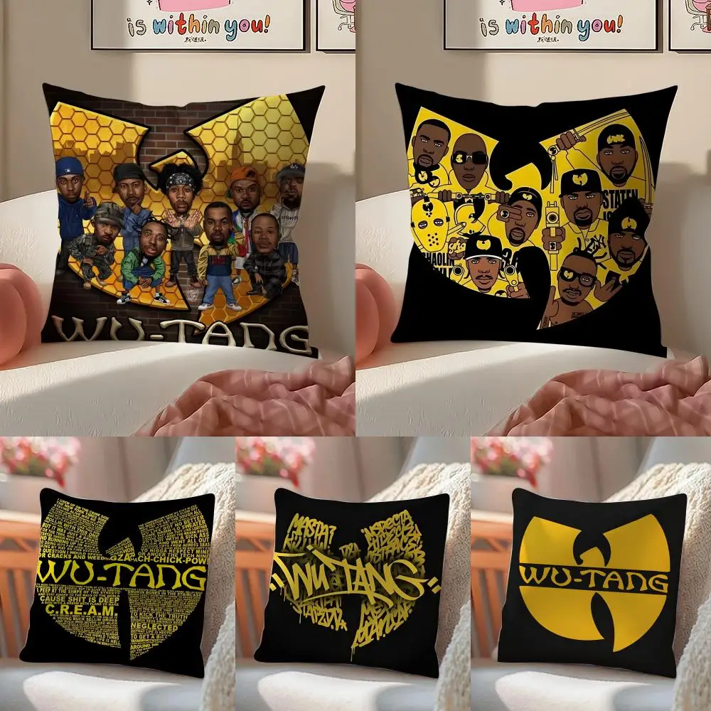 Hip Hop American Music Brand W-Wu Clan Tangs Cushion Cover P