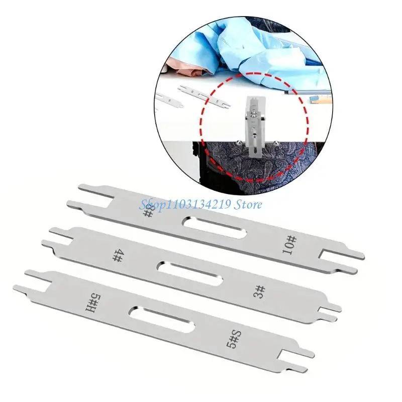 N5KC 3Pcs Professional Zippers Fixing Set Two Side Threader for Bags Clothes Projects