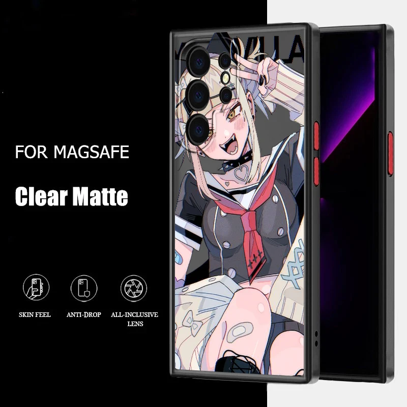 H-Himiko T-Toga Cartoon Cool Frosted Translucent For Samsung A53 A52 A33 A32 A51 A71 A21S A13 A73 A50 A22 A12 5G Matte