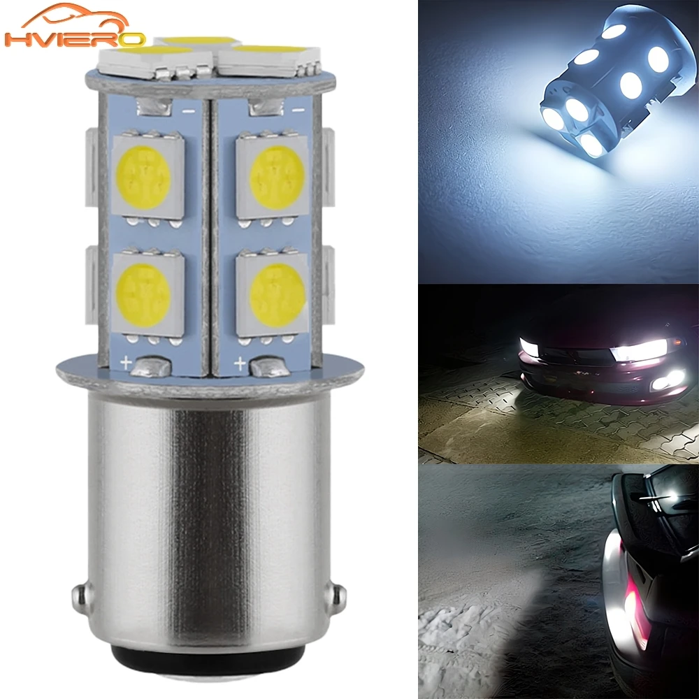 

1X 1156 BA15S 1157 BAY15D P21W 5050 13 светодиодов номерного знака автомобиля светодиодный указатель поворота стоп-сигнал задний фонарь авто задняя лампа заднего хода