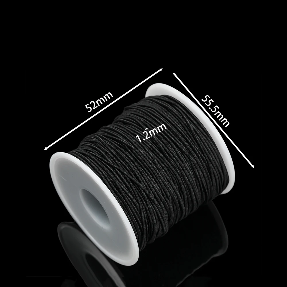 30/40meter Elastic Cord 1.2/1.5mm Stretchy String Sturdy Bracelet String Elastic String for Bracelets DIY Jewelry Making