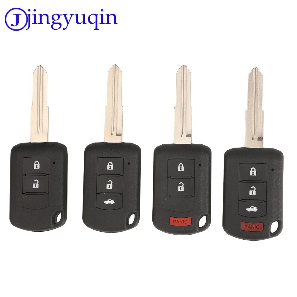 

Jingyuqin 2/3/4 кнопки дистанционного ключа автомобиля чехол-брелок для Mitsubishi Eclipse CROSS Outlander SPORT Mirage G4 Lancer 2016-2021