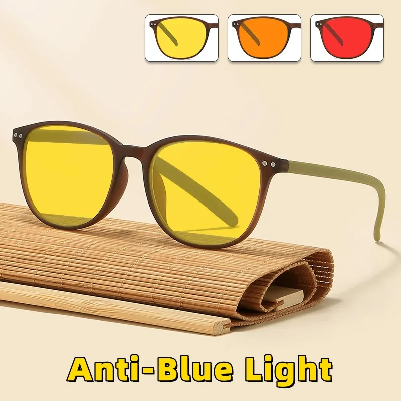

New Fashionable Commuter Night Vision Anti-Blue Light Glasses Gaming and Office Eye Protection Classic Driving Eyewear