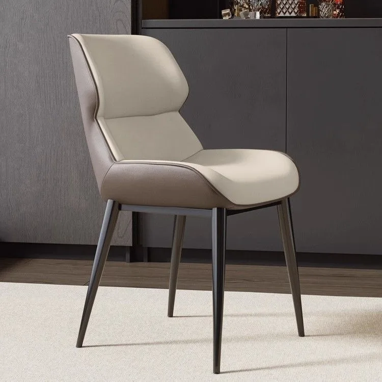 Nordic light luxury dining chair home modern simple back chair, Italian restaurant mahjong chair