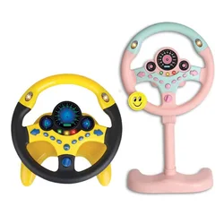 Simulated Driving Controller With Car Key Portable Baby Toys with Sound Kids Musical Educational Stroller Driving Vocal Toys