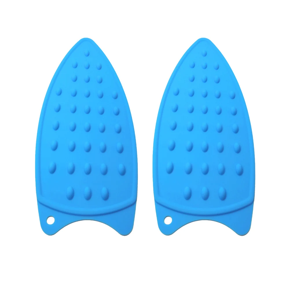 

2pcs Insulation Pads Heat Resistant NonStick Silicone Ironing Board Mat Water Proof Table Protector AntiSlip Storage Hole
