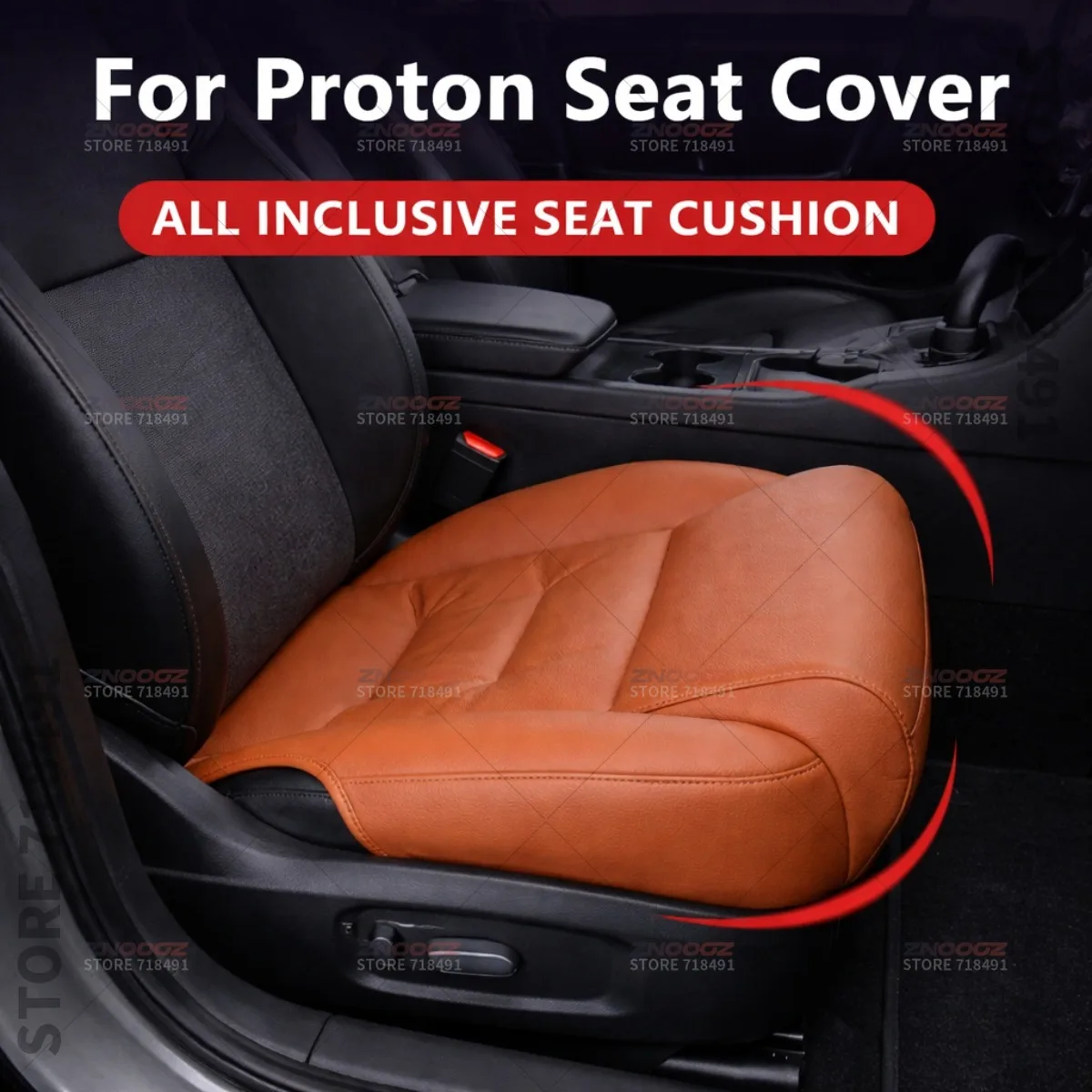 

For Proton Saga Persona Iriz X50 70 Car Seat Leg Support Extension Seat Cover Memory Foam Extender Cushion Interior Accessories
