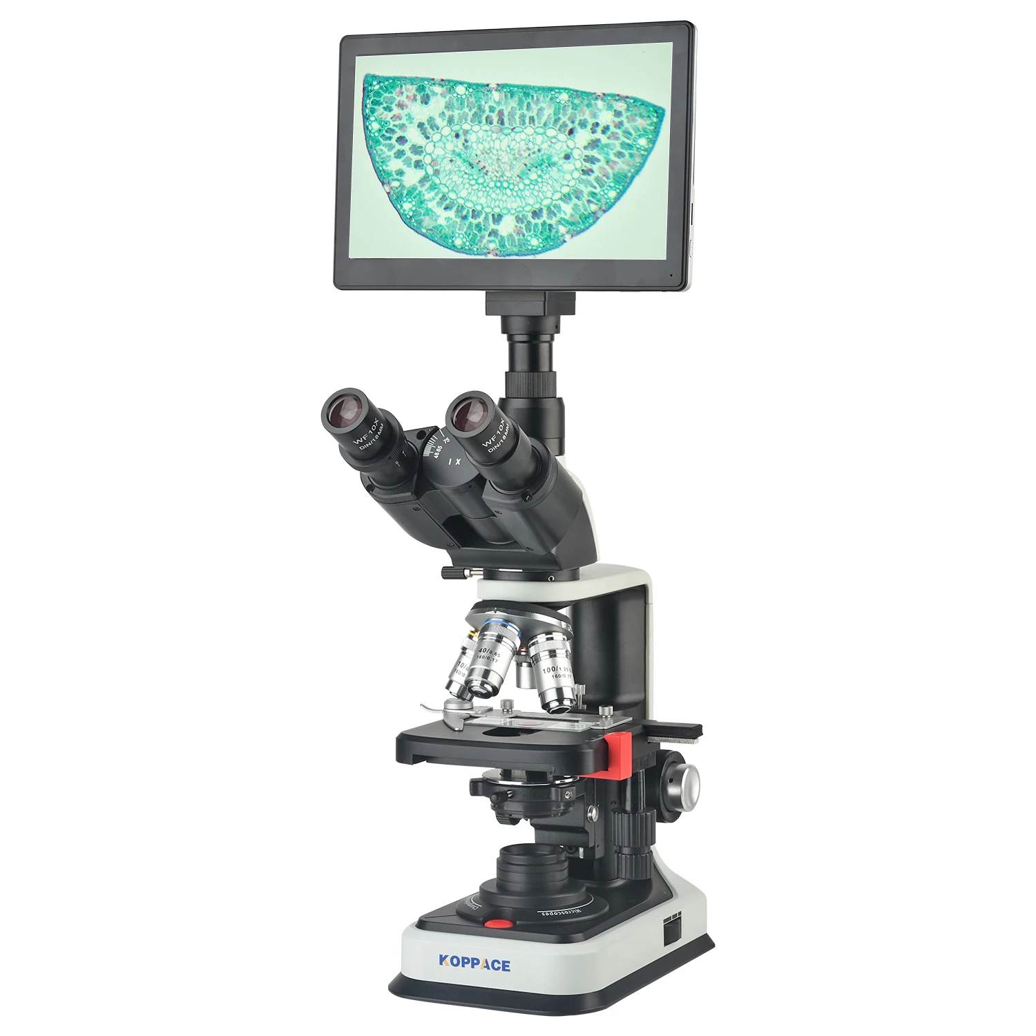 KOPPACE 40X-2500X Electron Biological Microscope 2 Million Pixels 9 