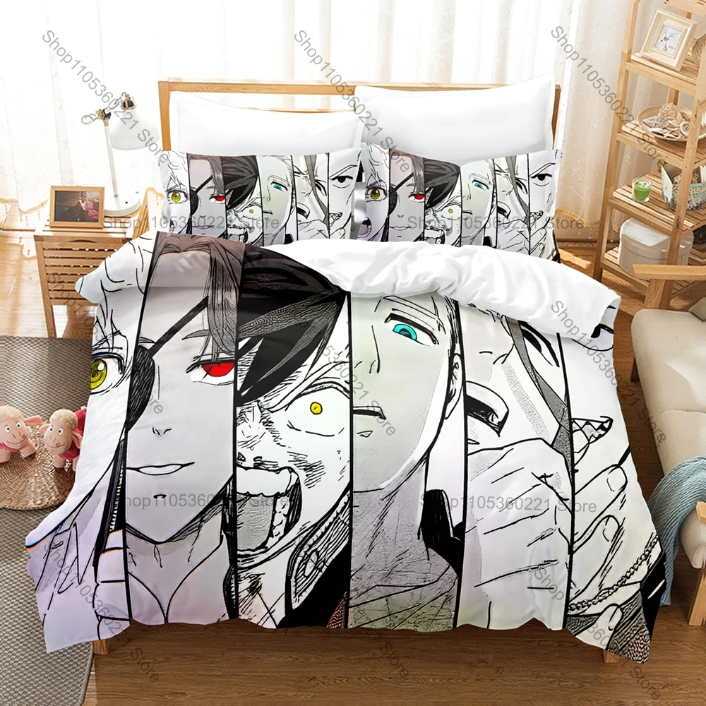 WIND BREAKER 2 Anime Style 3PCS Bedding Set Cozy Microfiber Bedding Kit Durable Design for Single Double Bed Room