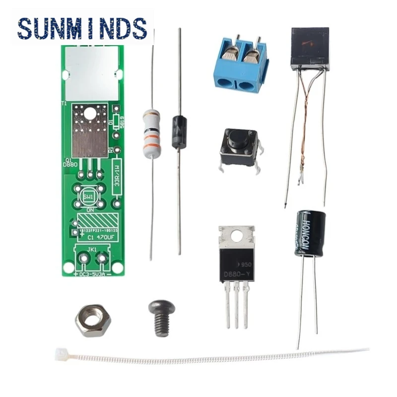 1pcs DC3-5V DIY Kit High Voltage Generator Arc Igniter Lighter Kit for DIY Electronic Production Suite