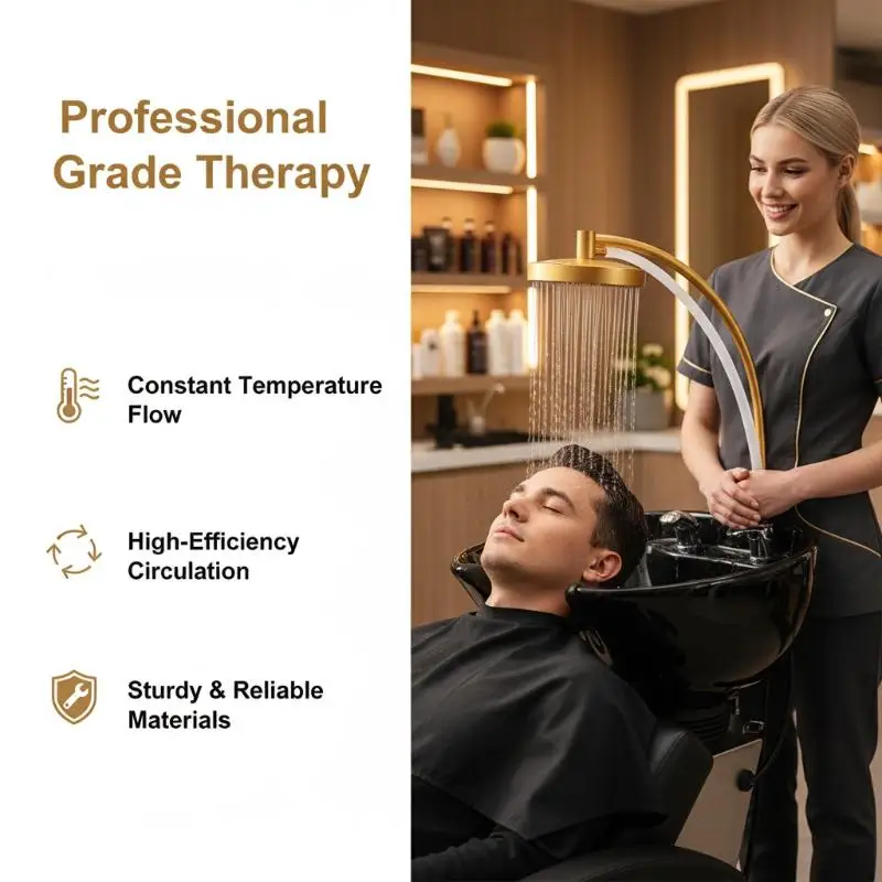 

180 Degree Arc Design Head Spa Waterfall Frame Beauty Salon Spa Water Circulation Device For Shampoo Washbasin Chair Accessories