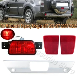 PMFC Brake Light Rear Tail Bumper Spare Tire Light Fog Lamp Cover For Mitsubishi Pajero /Shogun v87 v93 v97 2007-2015 8337A068