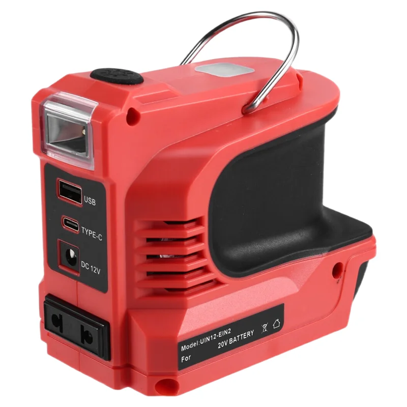 

A76X-Inverter Converter 220W Power Inverter For 18V Li- Battery With LED Light Inverter Power Station