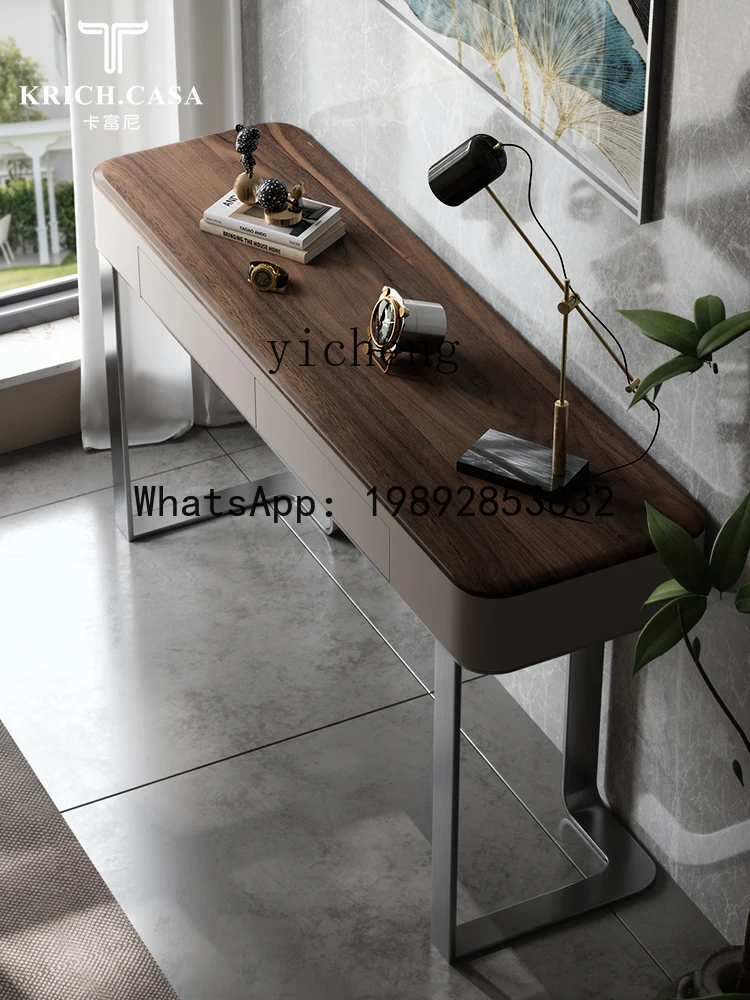 

Style Light Luxury Entrance Cabinet Modern Side View Entry Console Tables Furniture