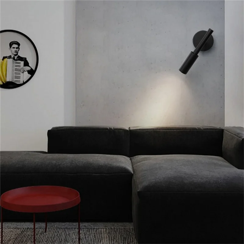

【MEET】Bedside Bedroom Background Bed Side Lamp Minimalist Wall Light Nordic Style Living Room Study Reading Light Design Sense
