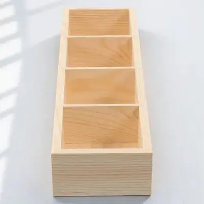 

Multi Compartment Wooden Storage Box For Tea Bags Coffee Sugar Desktop Home Use Tea Bag Dispenser Coffee Organizer Condiment Bag