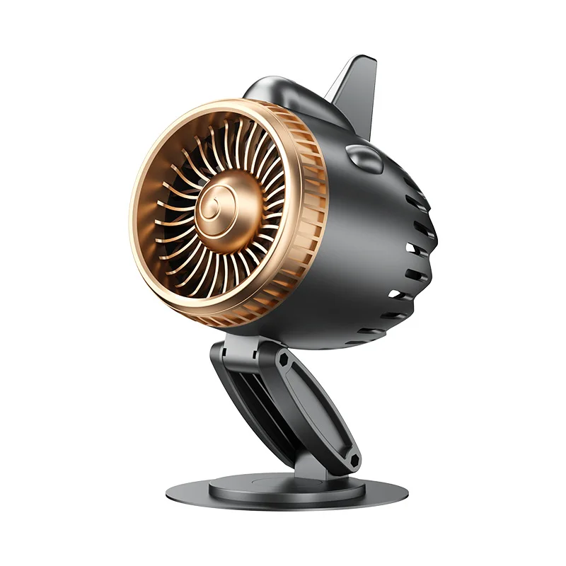 2026 Portable Foldable Desktop Turbo Fan Rechargeable Long Battery Life High Wind Creative Mini Aircraft Engine Cooling Fan