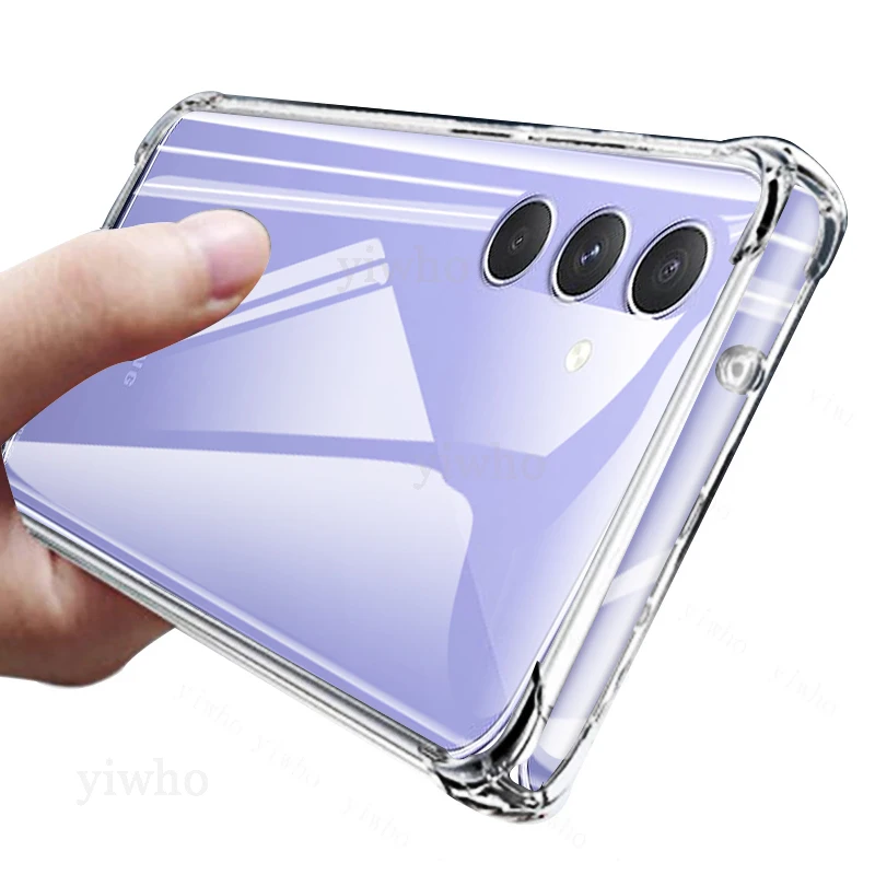 Luxury Clear Soft Silicone Case for Samsung Galaxy A54 Shockproof Transparent 6.4