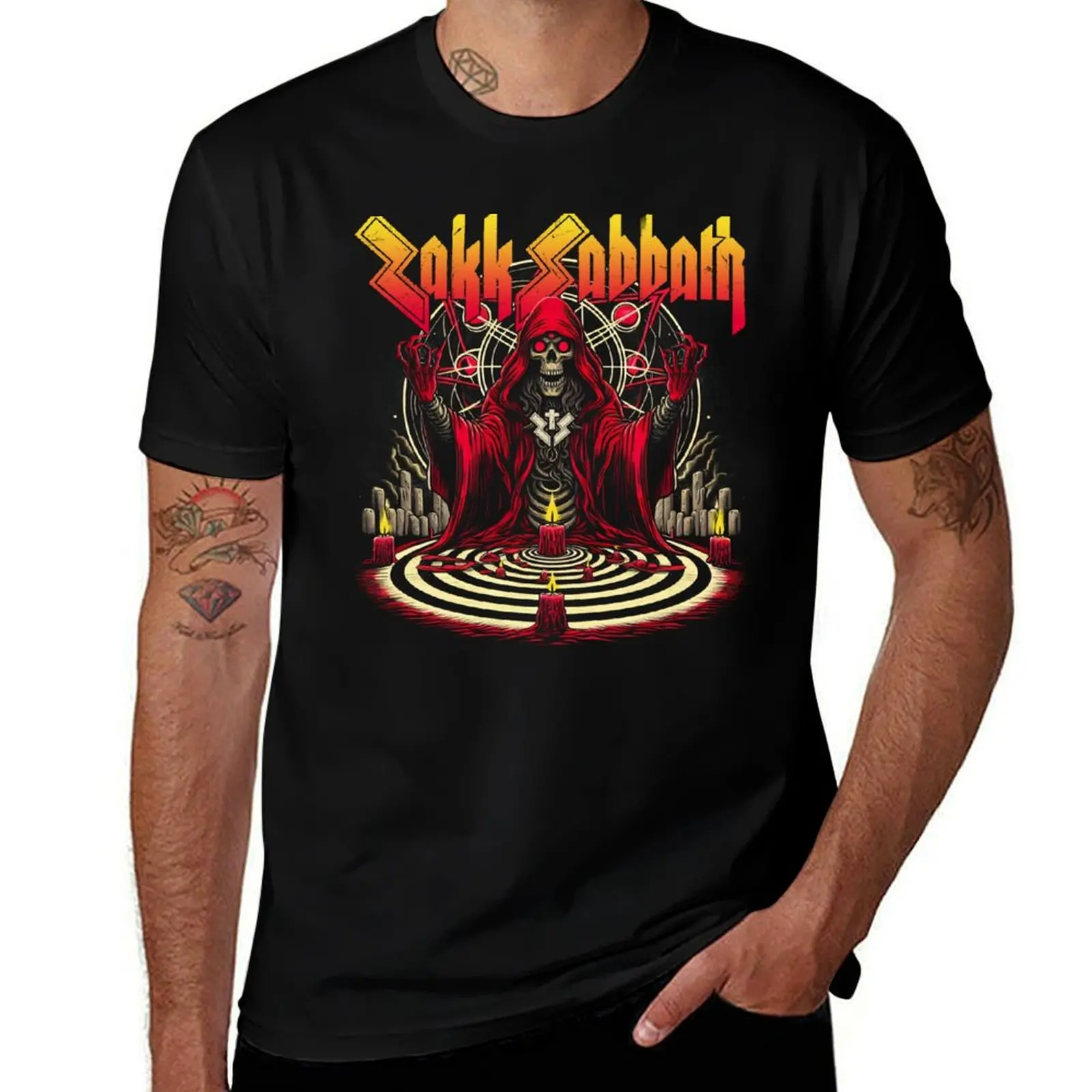 Zakk Sabbath Into the Void T-Shirt Basic Short Sleeve Cotton Blend T-Shirt