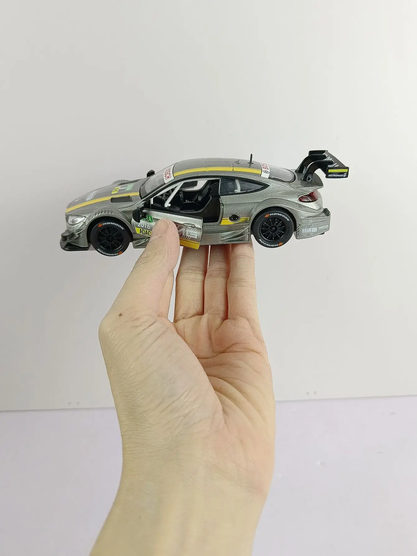 1:32 Mercedes-benz AMG C63 DTM Rally Auto Legering Model Auto Speelgoed Diecasts Casting Geluid en Licht Auto speelgoed Voor Kinderen Voertuig