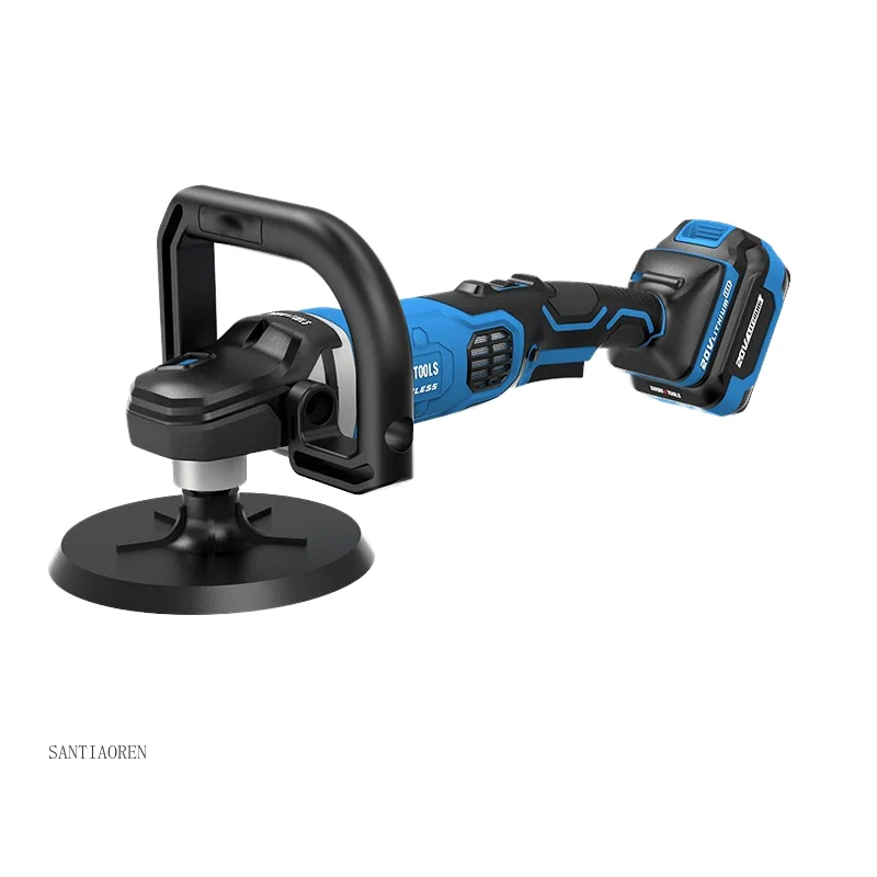 

2025 New High-Quality Cordless 180mm Hand Polisher with Battery and Charger Car Polisher