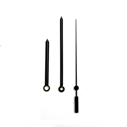 1sets Young Town White Axis Hands Black 92# Metal Aluminum Quartz Clock Accessory High Quality DIY Kits