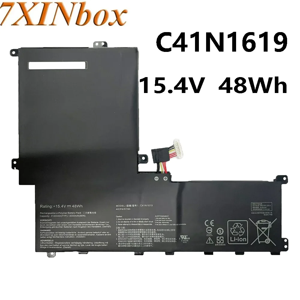 7XINbox C41N1619 15.4V 48Wh Laptop Battery for Asus Pro B9440 B9440UA-XS51 B9440FA B9440UAV 0B200-02350100