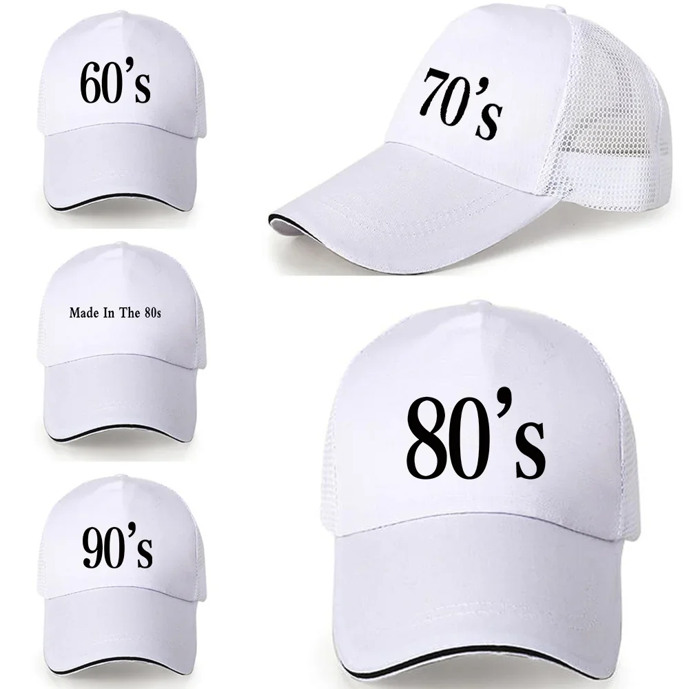 

Baseball Caps Spring and Autumn Outdoor Adjustable Casual Hat Sunscreen Hat 60-90's Series Fashion Summer Sports Casual Hats