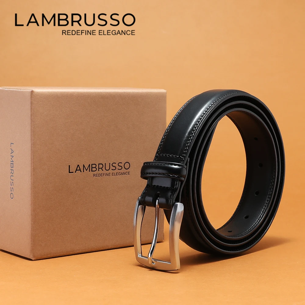[With Gift Box] Men's Belt, Stylish Retro Style, Made of Two-Layer Cowhide, Perfect Valentine's Day Gift.