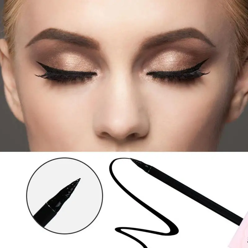 Wisch fester flüssiger Eyeliner wasserdichter Augen-und Lip liner Lidschatten stift Eyeliner Stift glatter flüssiger Eyeliner perfektes Katzenauge