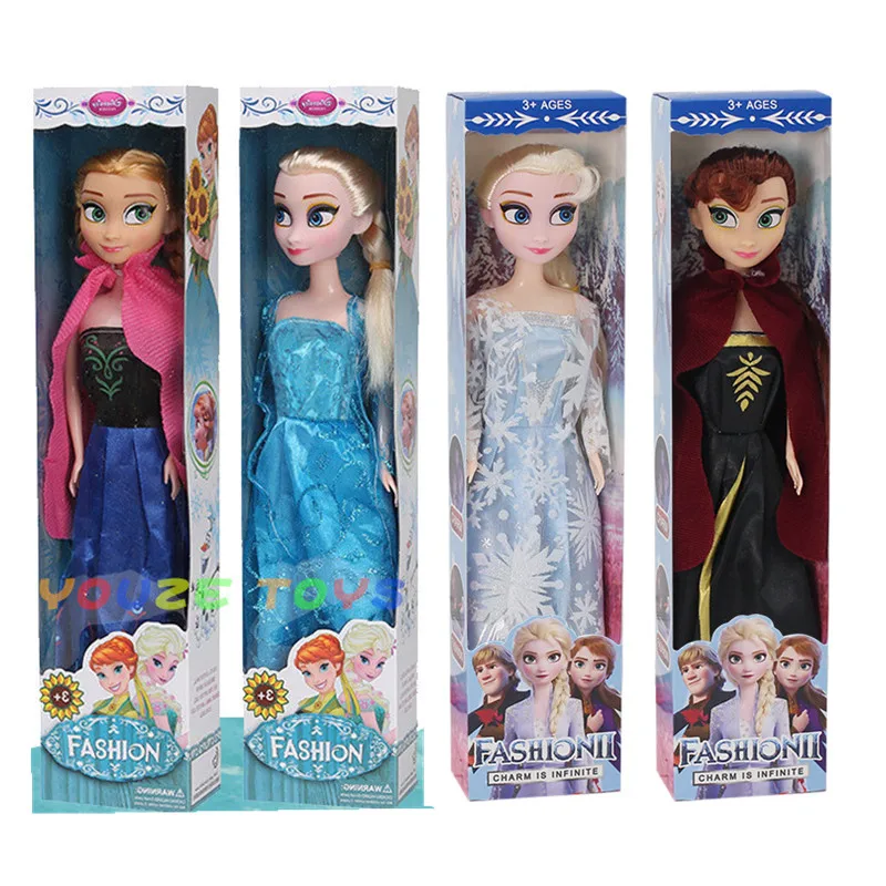 Frozen 2 elsa anna figura princesa boneca brinquedos neve rainha crianças meninas brinquedos elsa bonecas roupas para bonecas crianças presente de