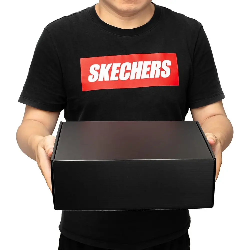 Pacote com 24 Caixas de Papelão Pretas de 12x9x4 Polegadas com Fecho de Aba para Embalagem de Pequenos Negócios