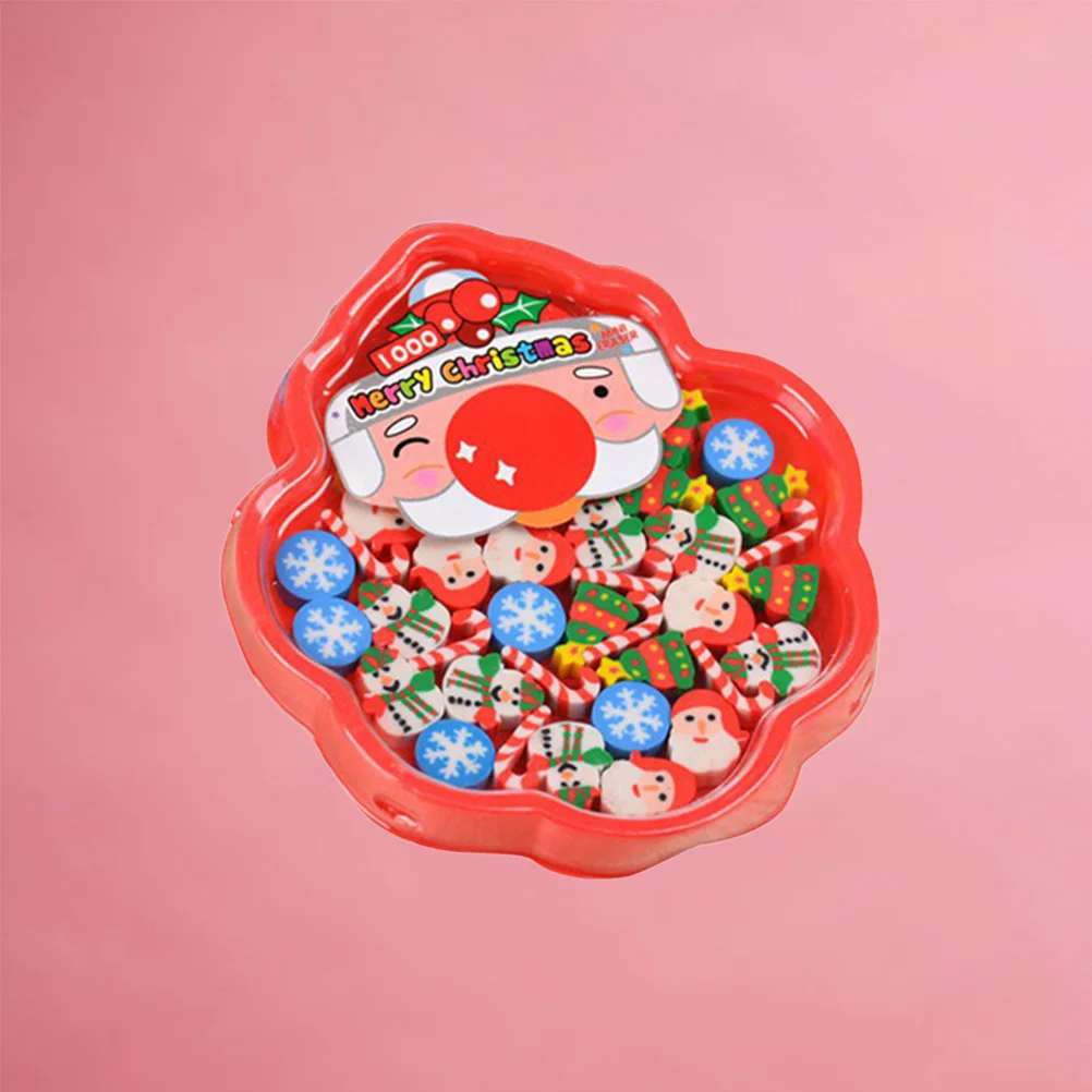 

Christmas Santa Erasers Pencil Rubber School Office Supplies Party Favors Gift For Kids Students Decor Stationery