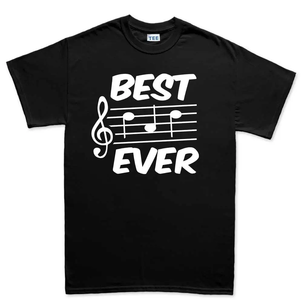 Mens Best Dad Ever Music Daddy Father Musician T Shirt Top