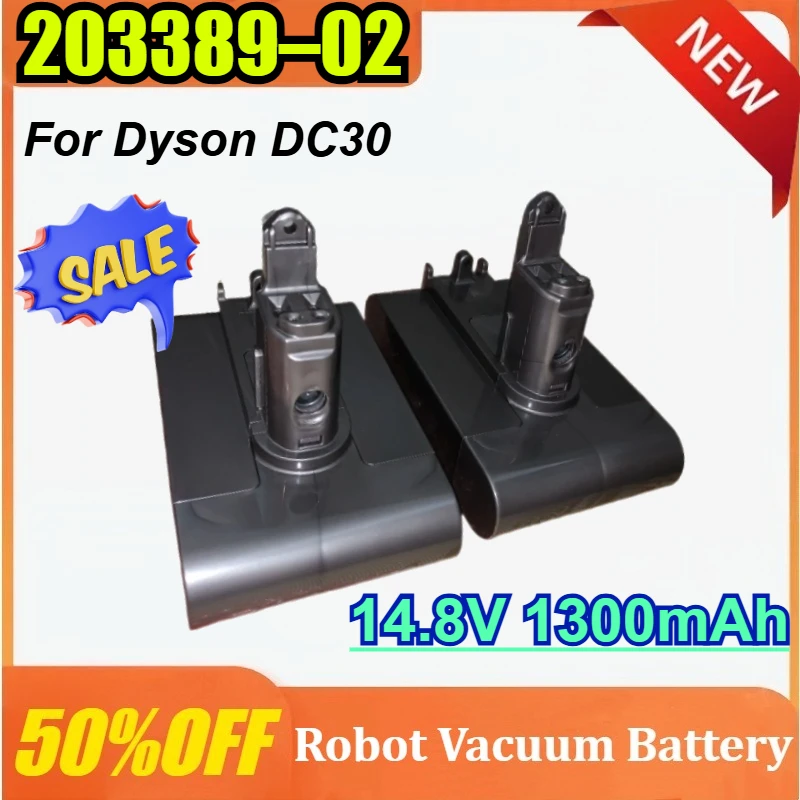 

203389–02 for Dyson DC30 14.8V 1300mAh with fixing screw hole vacuum cleaner battery