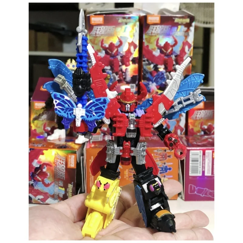 

Оригинальные Blokees Super Sentai Galaxy, версия 01 Ohsama Sentai King-Ohger Kuwagata Tombo Kamakiri Ohger, сборная модель игрушки в подарок