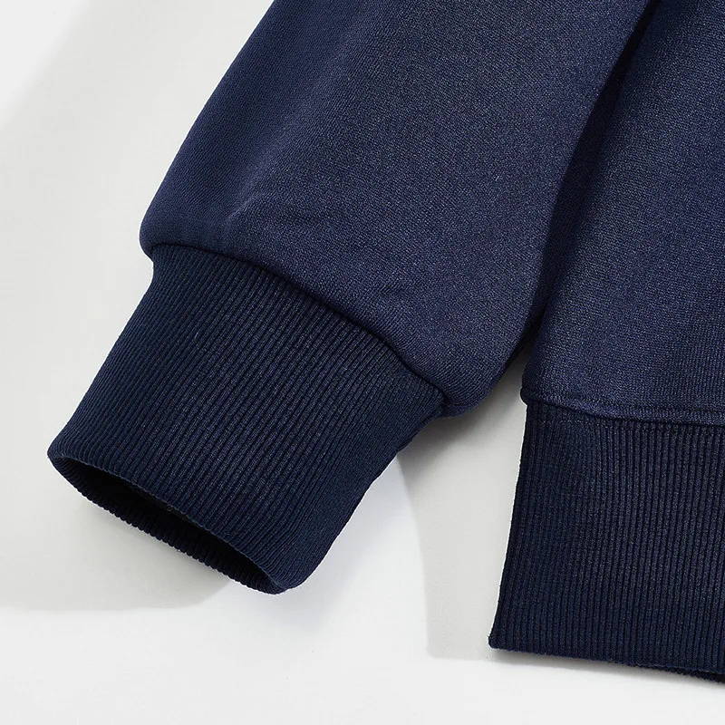 Men-Fleece-Lined-Half-Zip-Sweatshirt-Stand-Collar-Color-Block-Pocket-Pullover-Autumn-Winter-Loose-Casual-Warm-Long-Sleeve-Tops