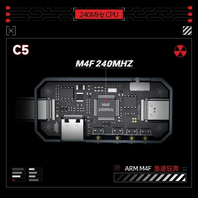 C5 red 20bit detector USB voltage and current meter 28V PD3.1 fusion fast charging UFS EPR