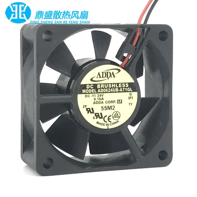 1pcs * ORIGINAL AD0624UB-A71GL 24V 0.16A 6025 60*60*25mm NEW COOLING FAN RADIATOR