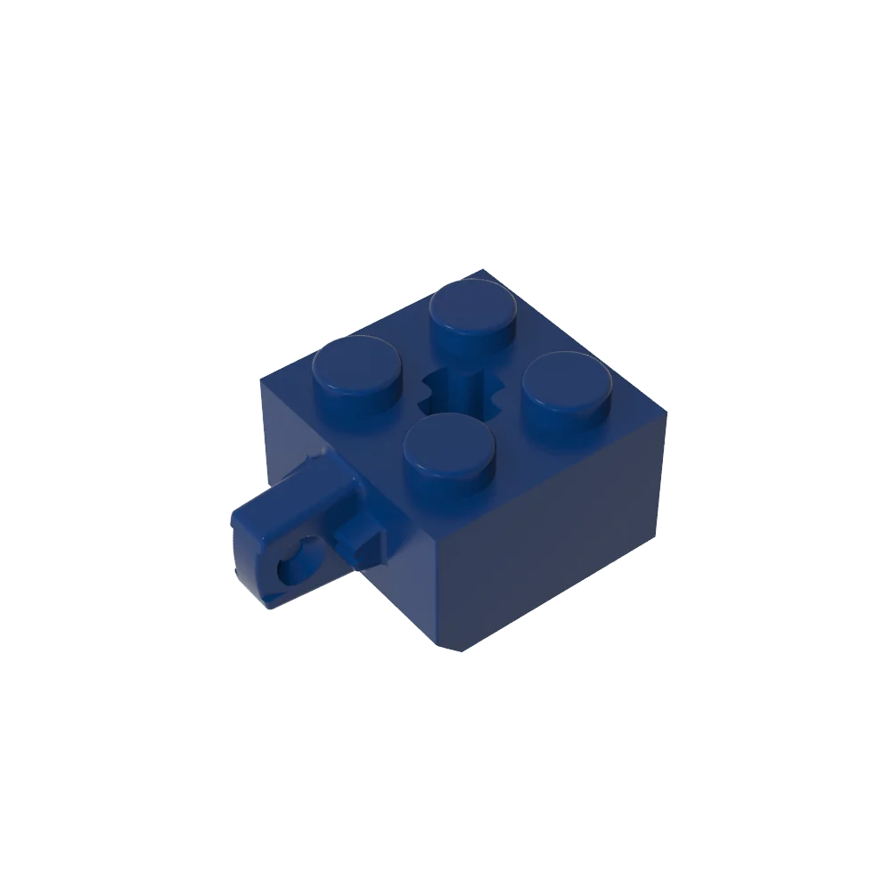 Gobricks GDS-1082 Scharnier 2 x 2 Verriegelung mit 1 Finger vertikal [ohne Achsloch] kompatibel mit Lego 30389 Bausteinen Technik