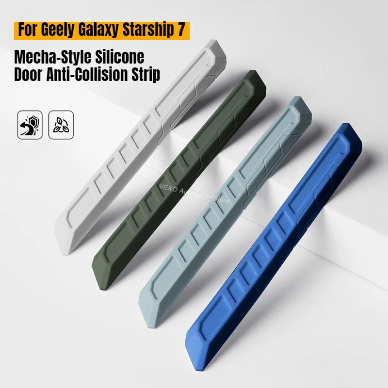 

Защитная накладка на дверь для Geely Galaxy Starship 7, силиконовая, от ударов, для электромобилей, внешняя отделка края двери