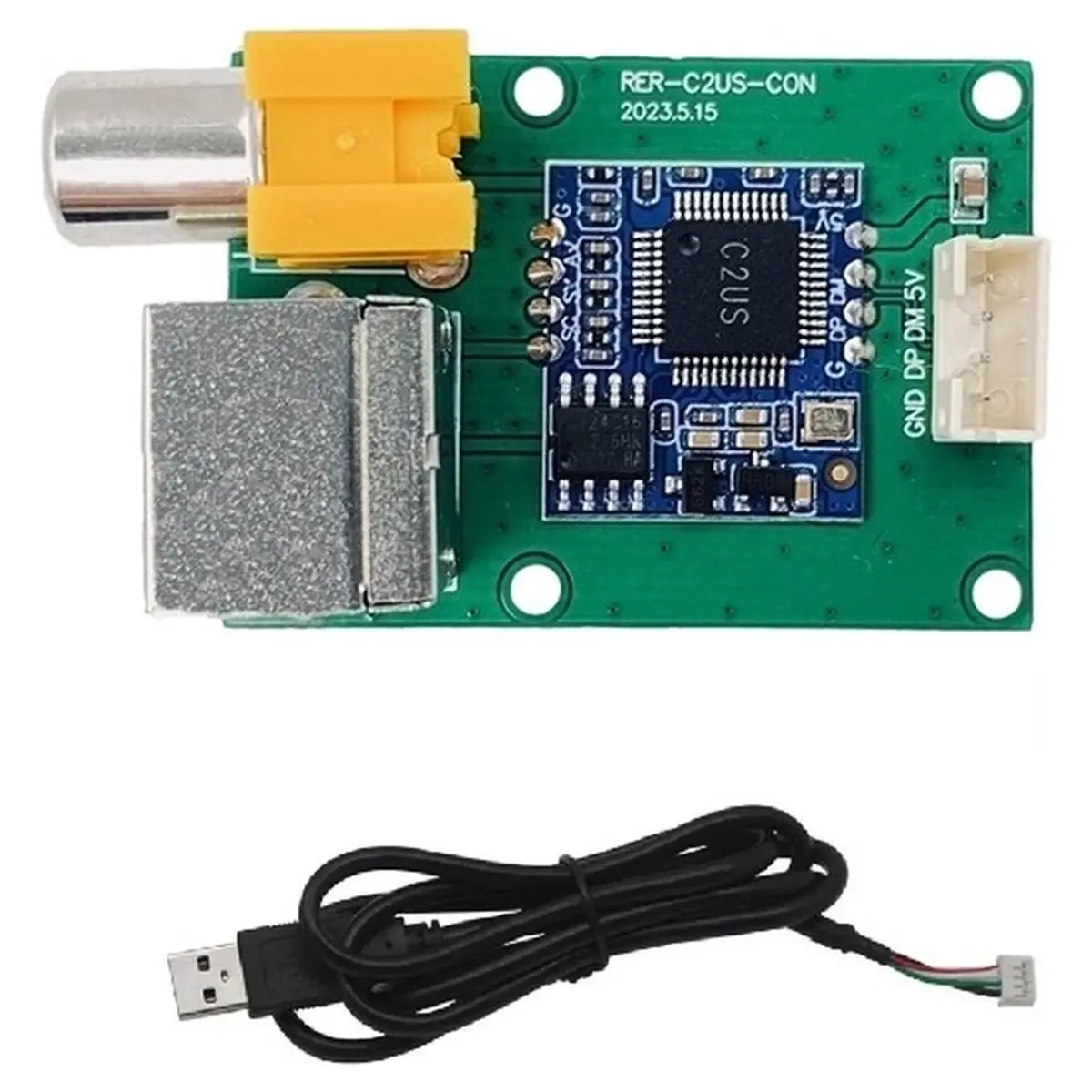 CVBS to USB Module CVBS S-Video Input to Digital USB Output Module UVC Free Drive 1080P HD Analog Video Capture Card
