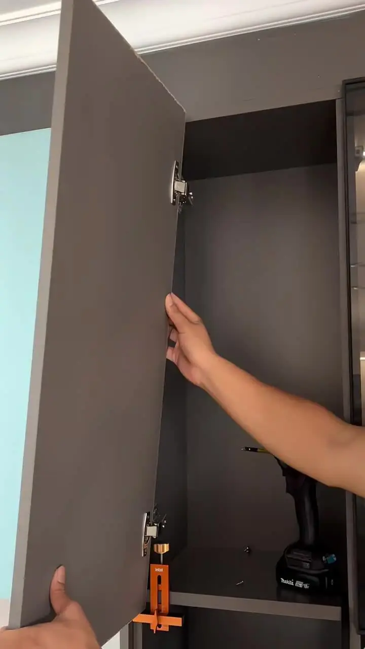 Woodworking Cabinet Door Installation Jig,Cabinet Closet Door Positioning Tools