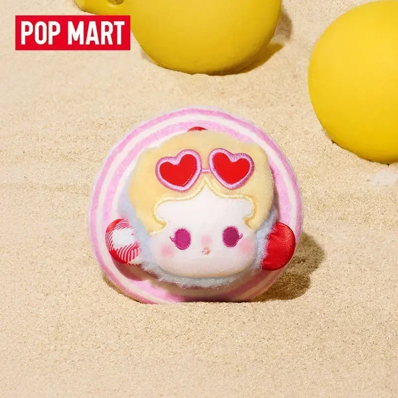 POPMART POP BEAN Island Vacation Series Mini Plush Pendant Blind Box Guess Bag Mystery Box Toys Doll Cute Figure Gift Collection view 5