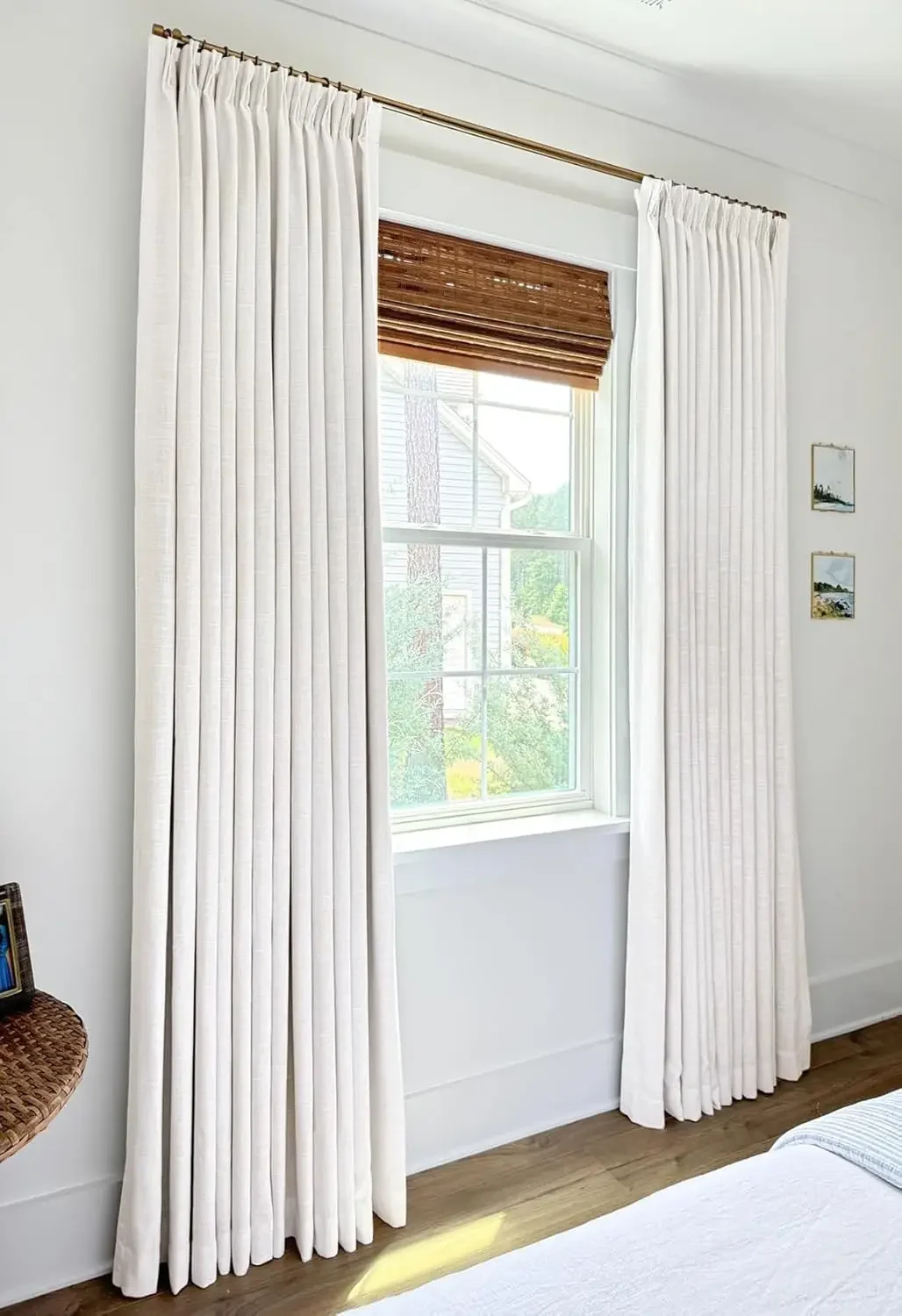 Pinch Pleated Blackout Curtains 84 Inch Length 2 Panels Set, 100% Blackout Curtains for Bedroom/Living Room,Thermal Ins