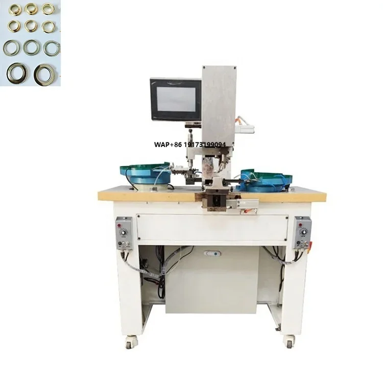 Automatic Machine for Punching Eyelets with Button Machine