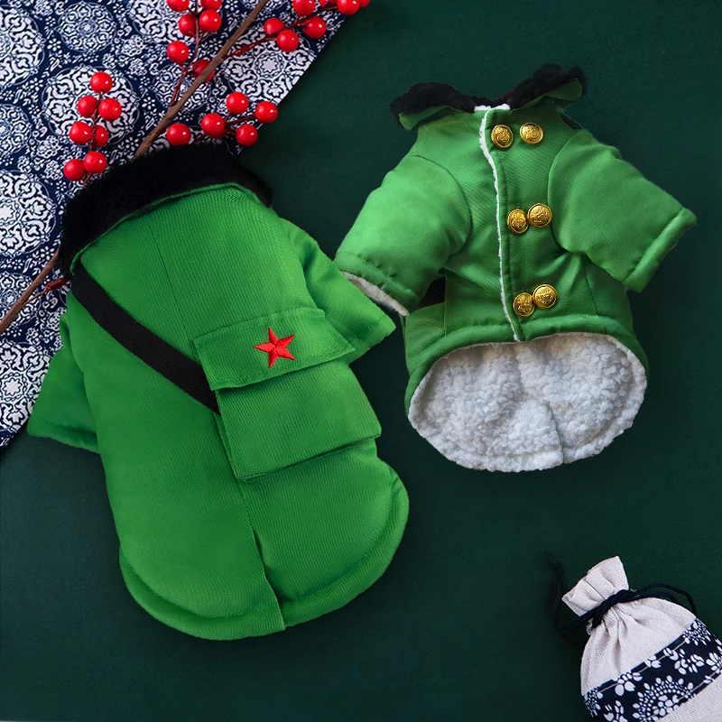 Pet Clothes Autumn Winter Cotton Coat for Kittens Bichon Teddy Small Dogs Winter Cotton Jacket