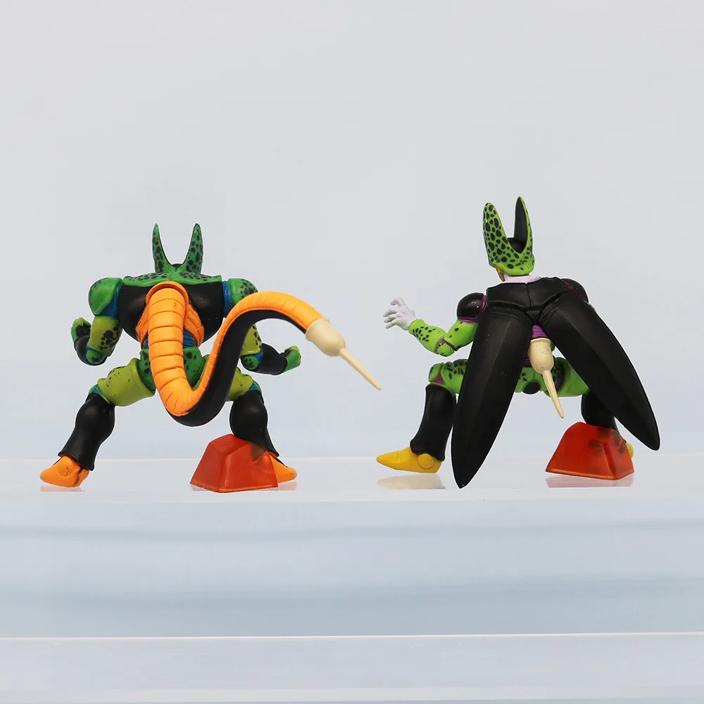 2026@.7-teiliges Set Dragon Ball Z Cell Familie Figuren, Cell PVC Actionfigur Sammlerstück Modell Spielzeug, Kindergeschenke – Detail 5